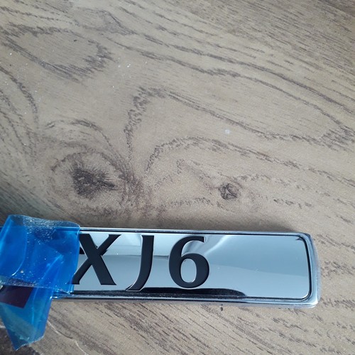 Genuine xj6 boot badge - badge, /