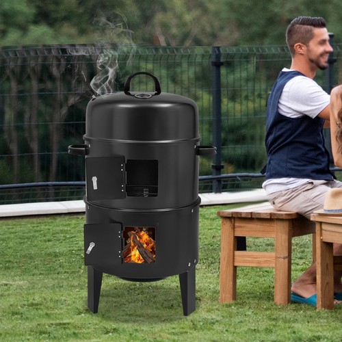 Charcoal bbq meat grill smoker - grill,