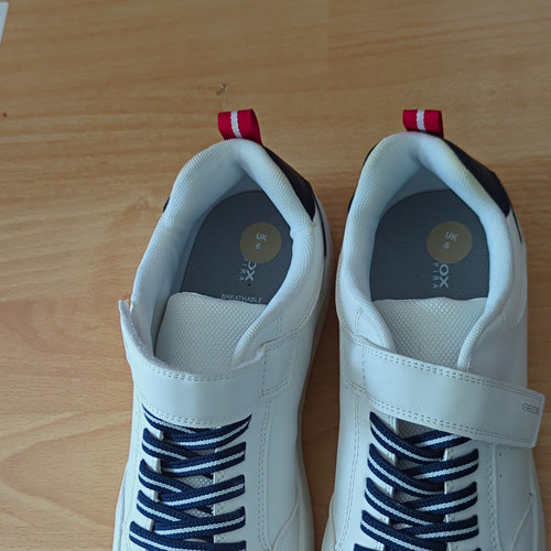 Geox kids white navy low - ,