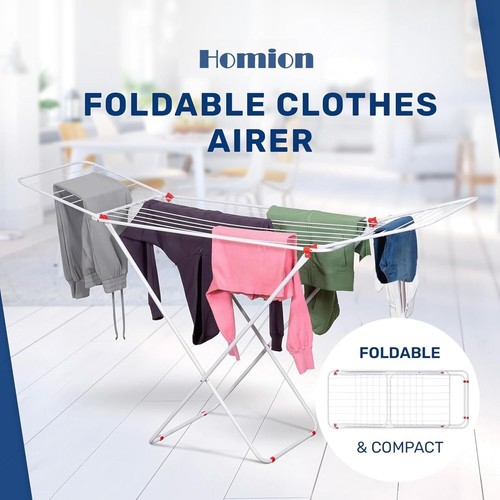 Large 18m winged clothes airer - large,