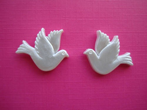 Pearl white doves peace - pearl, of