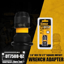 DEWALT DT7508 Impact Wrench to Driver Attachment 1/2" to 1/4" Hex Adaptor" UK