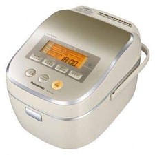 220V-50Hz only, Panasonic steam IH jar rice cooker SR-SAT102-N (Noble Champagne)