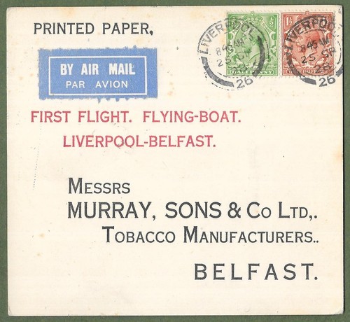 First flying boat flight - flying,