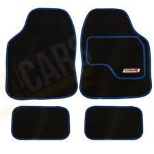 4 x Black  Carpet Floor Mats