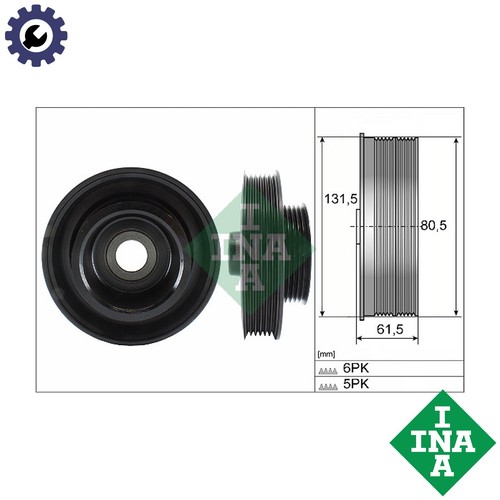 Belt pulley crankshaft - belt,