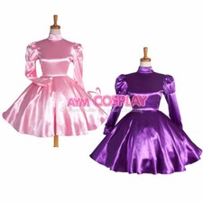 lockable pink/purple satin