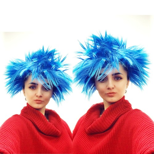 Blue spikey world book day - 2,