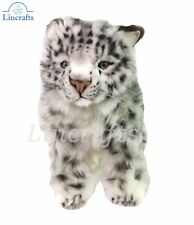 Hansa Standing Snow Leopard 6954 Soft Toy Sold by Lincrafts UK Est 1993