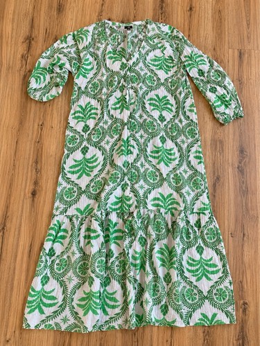Green tropical print beach - tropical,