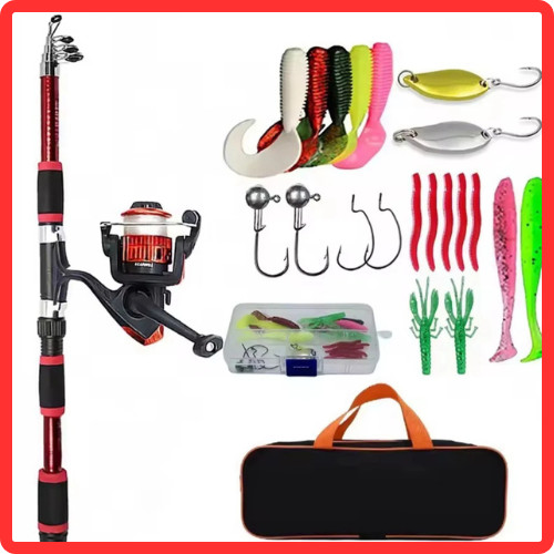 Telescopic fishing rod - fishing, &