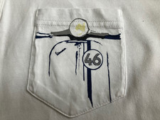 adidas Originals x Vespa polo shirt, white UK size men's M medium