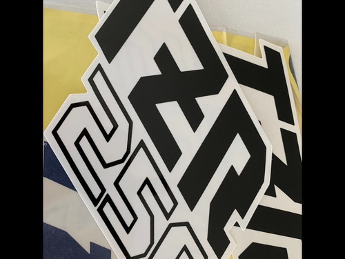 Yamaha 250 tzr black decal - black,