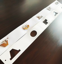 Silver VOLVO Letters Emblem Rear Trunk Badge For XC90 XC60 XC40 S40 S60 S90