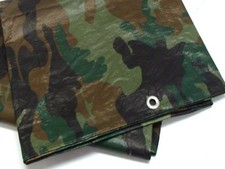 CAMOUFLAGE TARPAULIN WATERPROOF CAMPING COVER, HUNTING, FISHING, CAMO TARP 