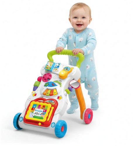 Push along baby - along, with