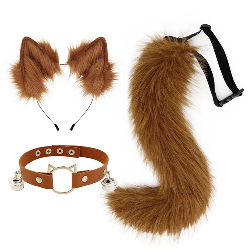 Cat ears fox wolf - fox, tail