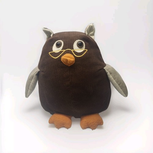 Brown cord fabric owl - cord, door