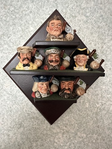 Royal doulton character - royal, jugs