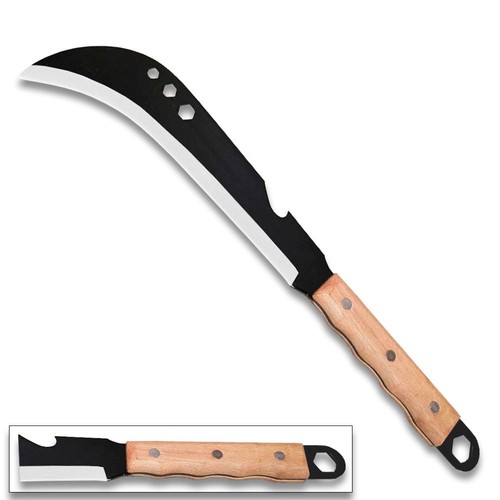 Full tang curved kukri - full,
