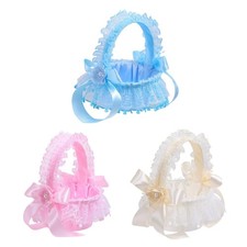 Flower Girl Basket Decorative Storage Box Wedding Floral Basket for Wedding