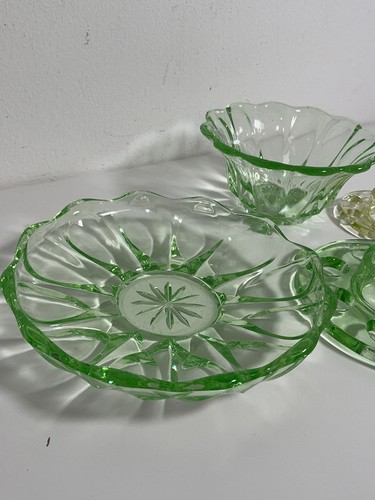 Vintage uranium green pressed - vintage,