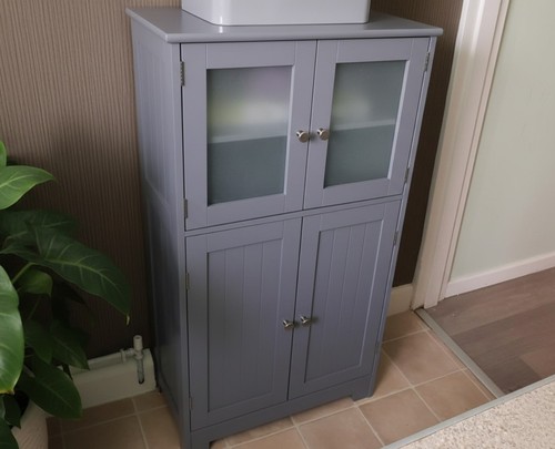 Grey kitchen larder - grey,