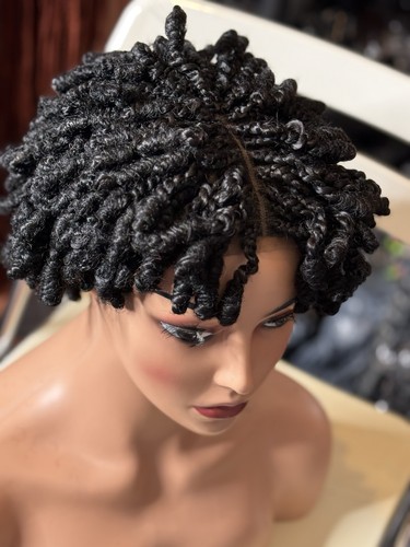 Wig women braided kinky twist - kinky,