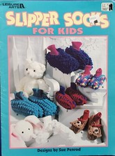 Slipper Socks For Kids Crochet Patterns By Leisure Arts