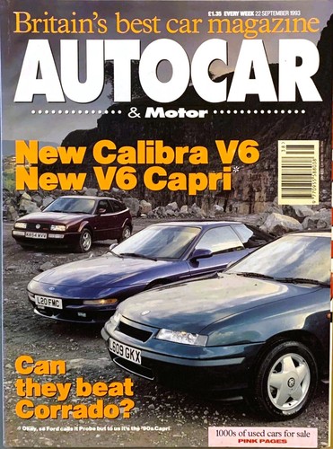 Autocar magazine sep - 22-sep-93,