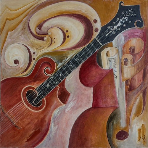 Original acrylic painting - acrylic,