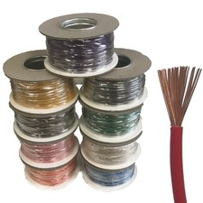 AUTOMOTIVE 1.0mm 16.5AMP THINWALL ELECTRICAL AUTO CABLE WIRE LOOM AUTO CAR VAN