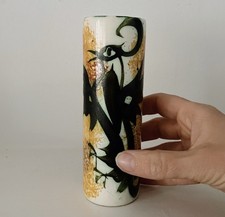 Celtic Pottery Newlyn Phoenix Design Vase Vintage 1960's Cornwall 15cm VGC Label