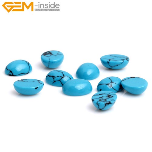 Blue turquoise cab cabochon - cab,