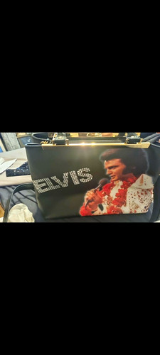 Elvis black printed - black,