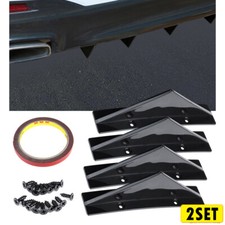 2Set Universal Black Flat Rear