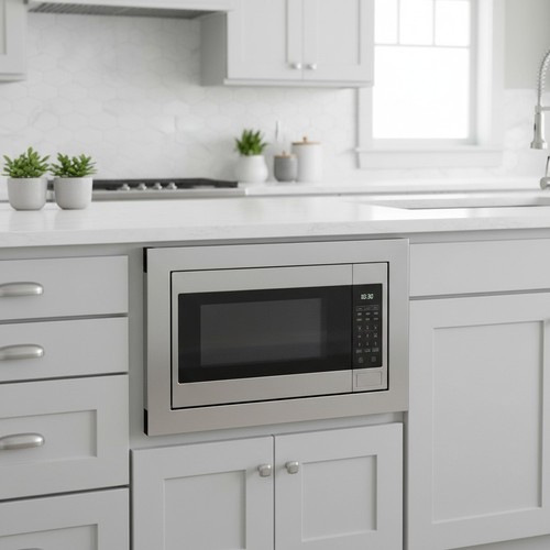 Stainless steel microwave trim - steel,