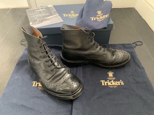 Trickers stow brogue boots - stow,