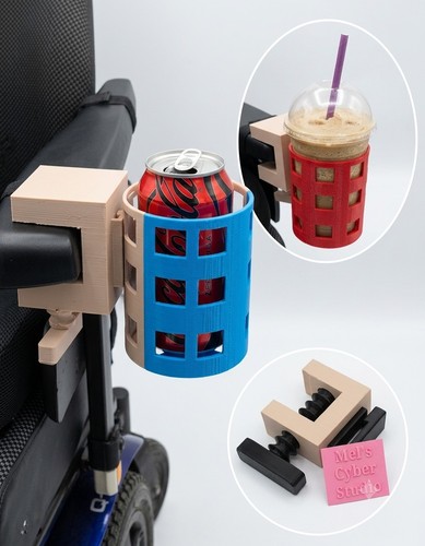 Universal wheelchair cup - wheelchair,