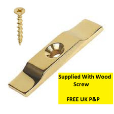 Turn Buttons Brass Latch For Shed Door, Cupboard, Hutch & Loft Catch Turnbutton