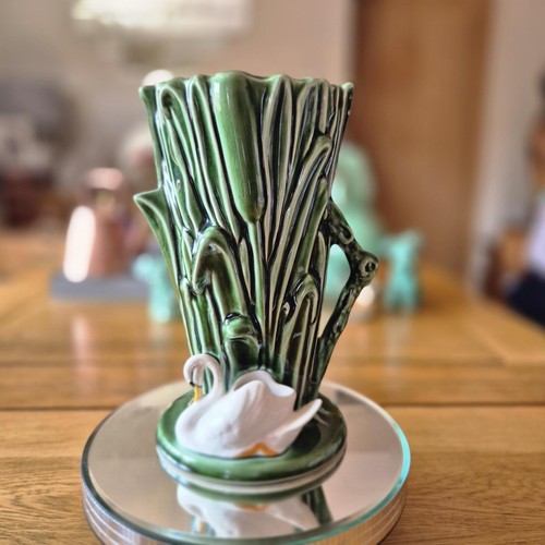 Tall sylvac swan vase - tall,