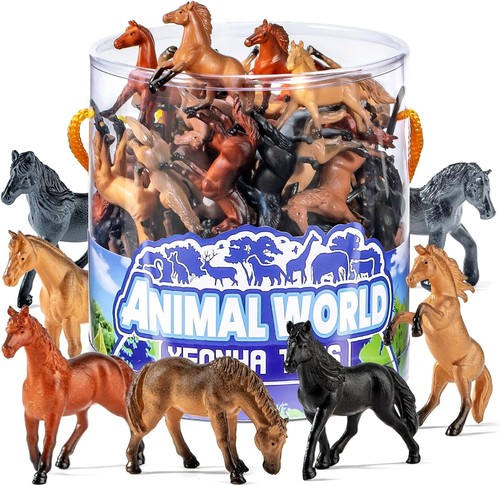 Pcs mini plastic horse - pcs,