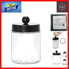 Elegant Clear Glass Apothecary