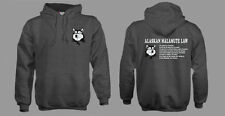 FUNNY ALASKAN MALAMUTE LAW HOODY SLED DOG DOGS  MALLY GIFT PRESENT WITH GIFT BAG