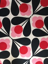 50cm Square Orla Kiely Sycamore Seed Fuchsia Pink Lightweight Fabric Cotton New
