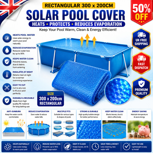 Rectangular 300x200cm solar - rectangular, 300x200cm)solar