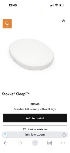 Stokke sleepi bed mattress - stokke,