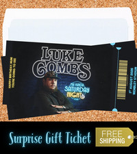 Personalised Luke Combs Tour Surprise Concert Music Gift Souvenir Keepsake