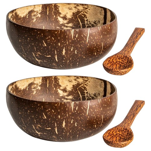 Coconut shell bowl - 2, (500ml)
