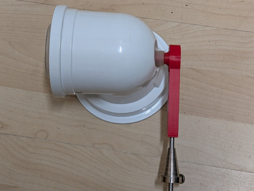 Flue gas analyser right - flue,